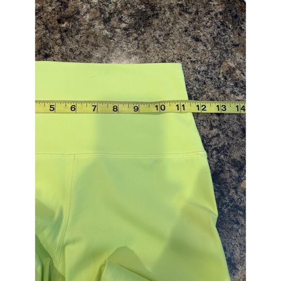 Set Active Small Lemon Yellow Crop Leggings - Picture 4 of 5